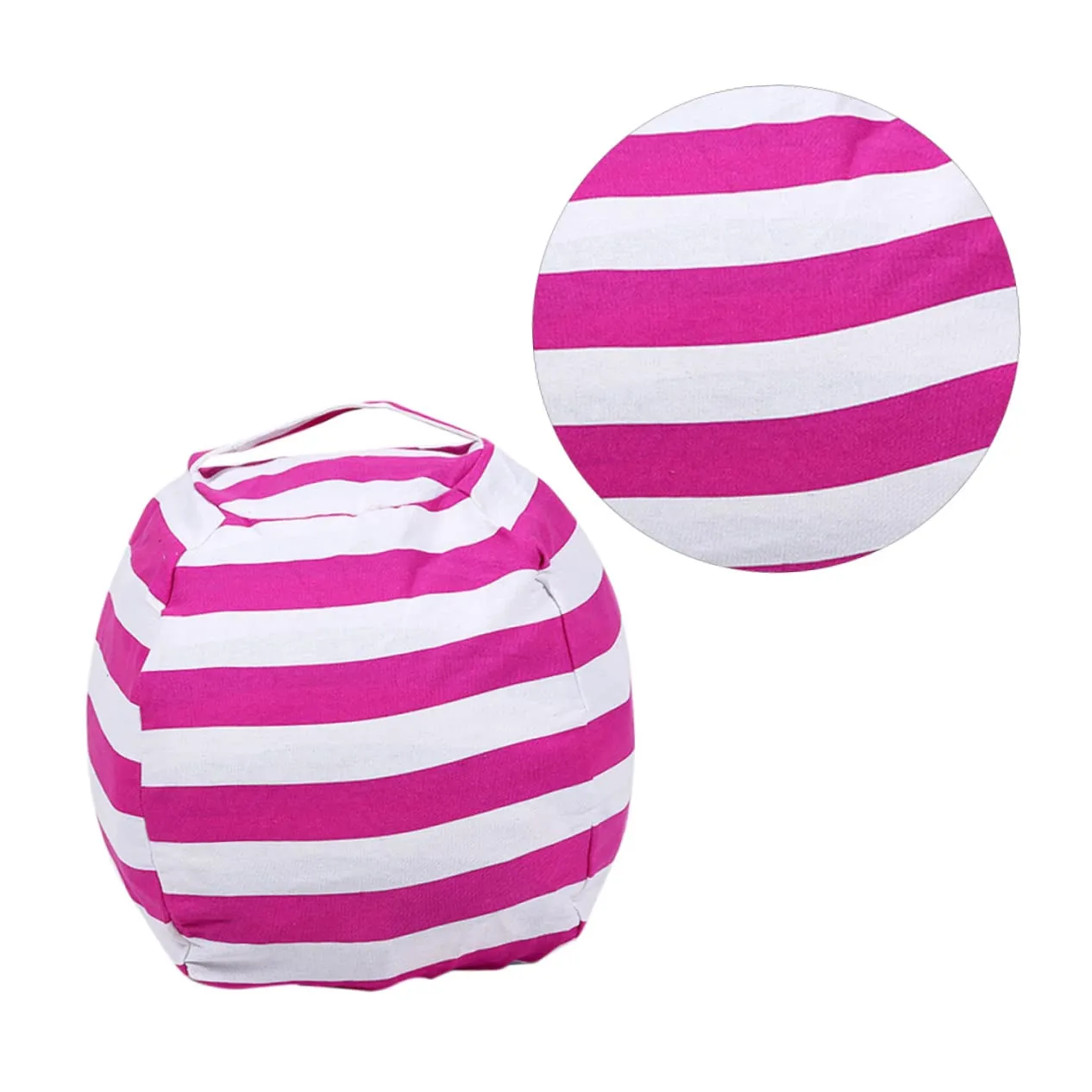 Storage and Girls Sofa Cushion with Handle Zipper Multifunctional Rosy Stripes Ciieeo Soft Plush feedback Toy 