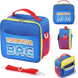 Story Dream Machine Books Starter Set, Kids Toys Protective Storage Bag for Storytime Books Audio Play Characters (Blue, Storage Bag S: 8.6*5.5*8.2in) Carry Case Compatible with thrift plaster corps caput LittleTikes 