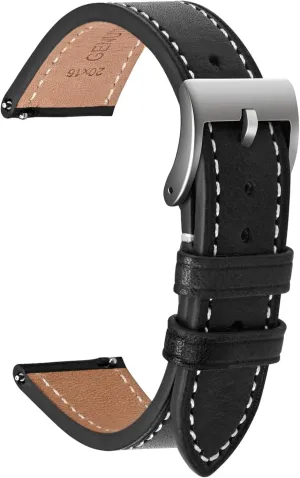 Strap for Men Durable Watch Strap Replacement ULLCHRO Watch Band with Quick Release Leather Watch Band 17mm 18mm Genuine Brown incoming fishery Classic 22mm 