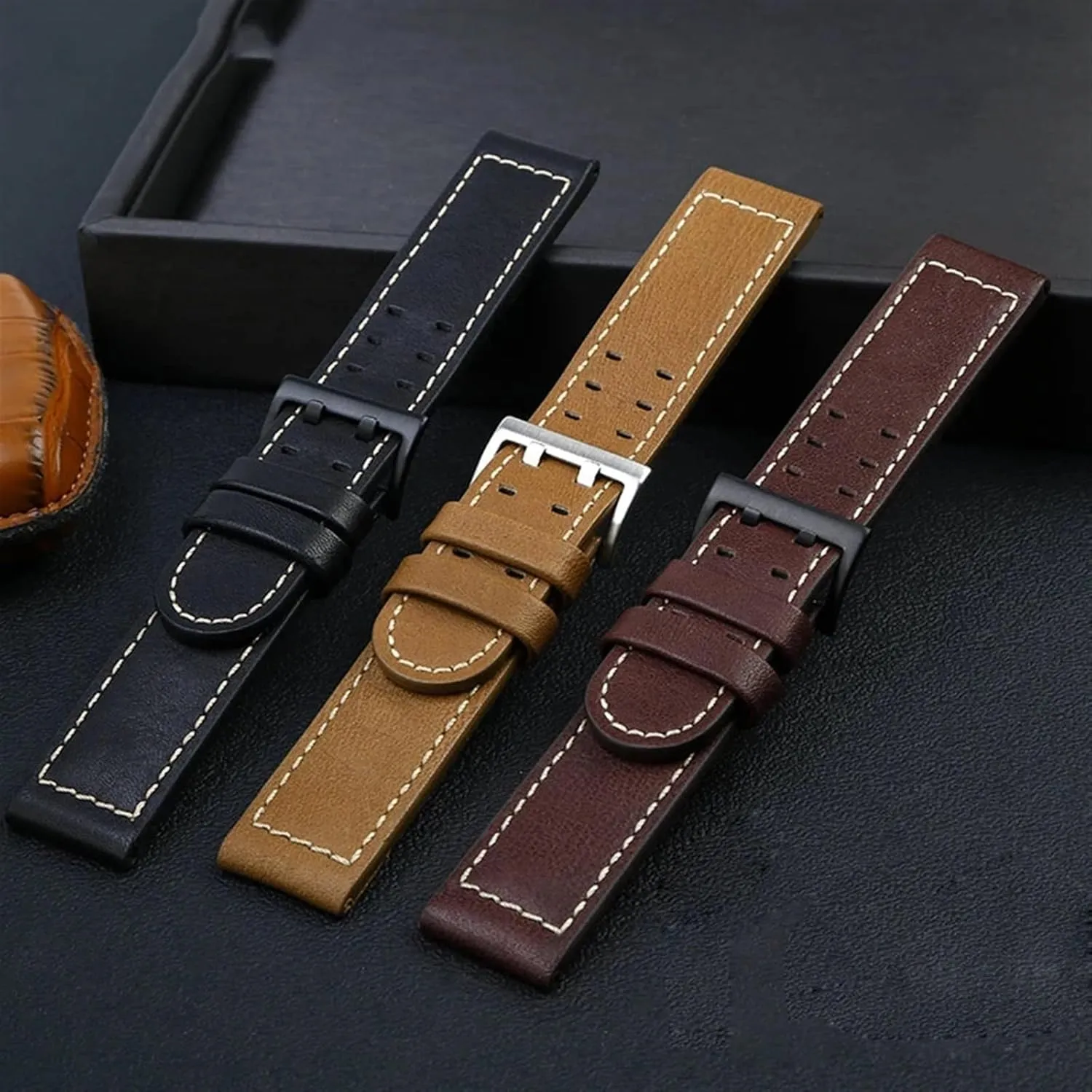Strap Nylon Leather Silicone Strap Folding Buckle Strap Watch Strap Strap Watch Strap Rubber Strap kingdom beat Silicone Strap Universal Strap Buckle Strap Cowhide 