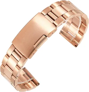 strap stainless steel inaccessible lag strap folding clasp watch accessories tools Watch strap 12mm 14mm 16mm 18mm 20mm 22mm 24mm width 