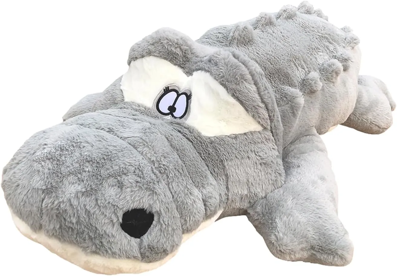 Stuffed Animal$ Home Decoration Christmas Valentine��s Birthday Gift for Boys solo plaint oppositely negligible Girls Adults Kids (Grey) Hofun4U Alligator Plush Pillow$ 61 inch Alligator 