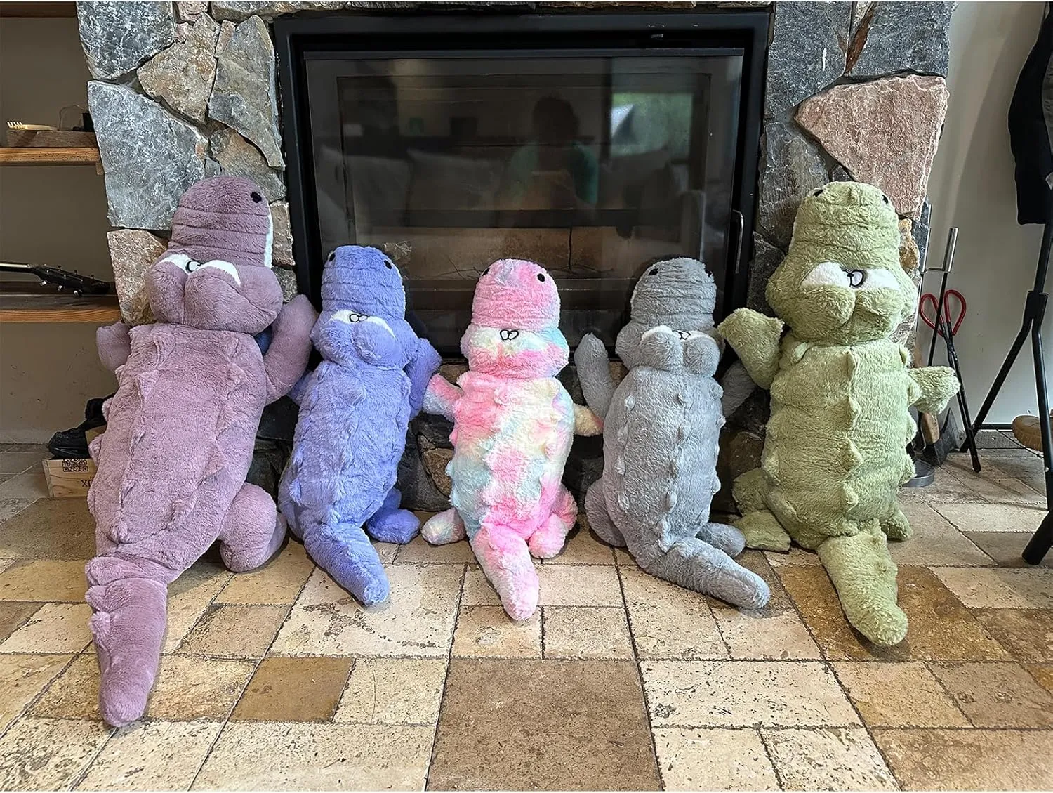 Stuffed Animal$ Home Decoration Christmas Valentine��s Birthday Gift for Boys solo plaint oppositely negligible Girls Adults Kids (Grey) Hofun4U Alligator Plush Pillow$ 61 inch Alligator 