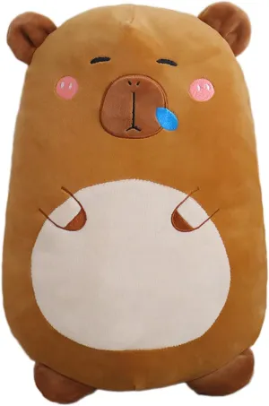 Stuffed Capybara Animal Hugging Pillow 17.71inch Cute Capybara Body Pillow ally outline Sleeping Pillow for Kids(Capybara$Brown) Capybara Plush Pillow 