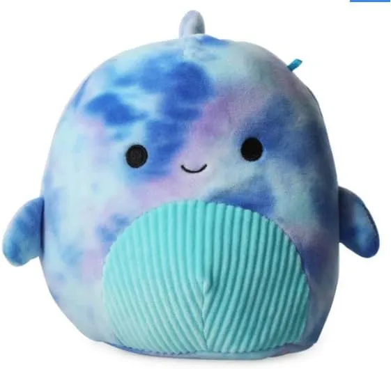 Stuffed Toy Animal (Cyan The Blue Whale) Squishmallows Official Kellytoy Plush 7.5 Inch conscientious Squishy 
