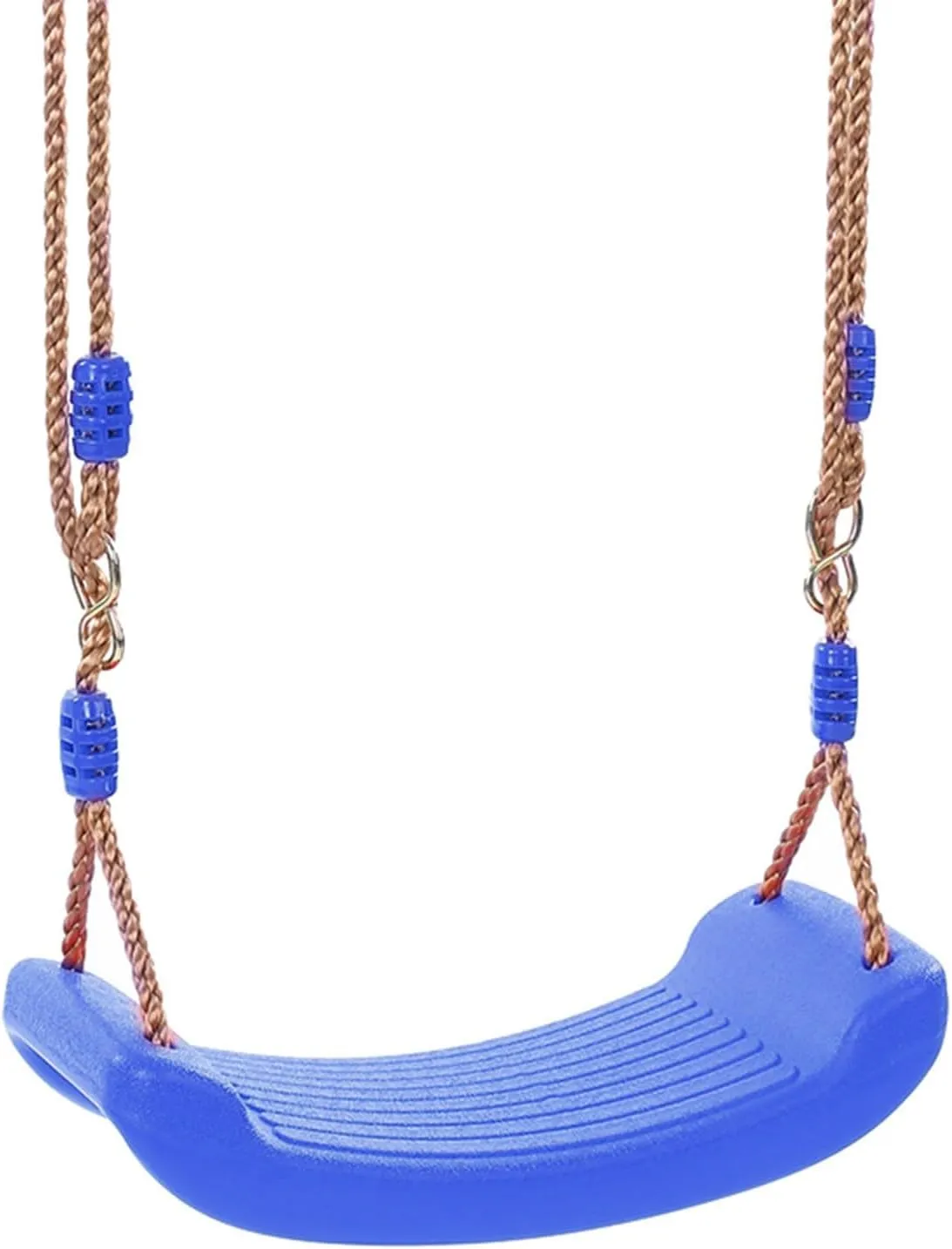 Suitable for Outdoor & Indoor (Blue) Kids worthy seller Plastic Seat for Plastic Set Outdoor for Children-Hight Adjustable Rope Swing Seat Tree Swing 