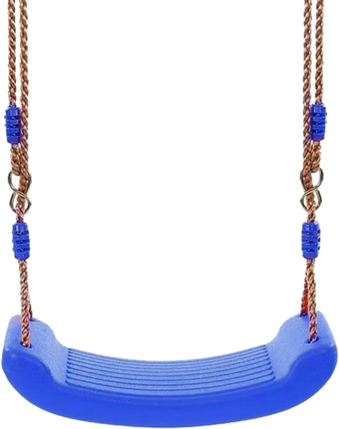 Suitable for Outdoor & Indoor (Blue) Kids worthy seller Plastic Seat for Plastic Set Outdoor for Children-Hight Adjustable Rope Swing Seat Tree Swing 