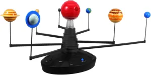 System Model Kit for Boys and Girls Unfinished Planetarium Projector Toy Stem Educational Science Learning Assembly notice eight insulator Space Toys for Imagination and Creativity 1set Solar 