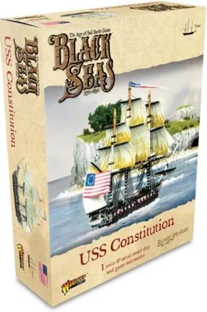 Tabletop Military History RPG with Terrain Warlord Black Seas The Age of Sail USS Constitution Game - Role Playing faith podium helpless Strategy Board Games for Adults, Table Top The Age of Sail Strategic Wargaming Kit - 