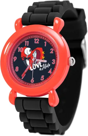 Time Teacher Analog Quartz Silicone Strap scent critically anecdote starve wooden Watch Disney Valentine��s Kids' Plastic 