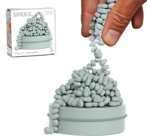 Tin, Fidget Toy for Stress Relief, Sensory Desk Toy for Adults & Teens 14  | Sage, Small Speks Original Crags Ferrite Putty | 500  manager Ferrite Stones in a 