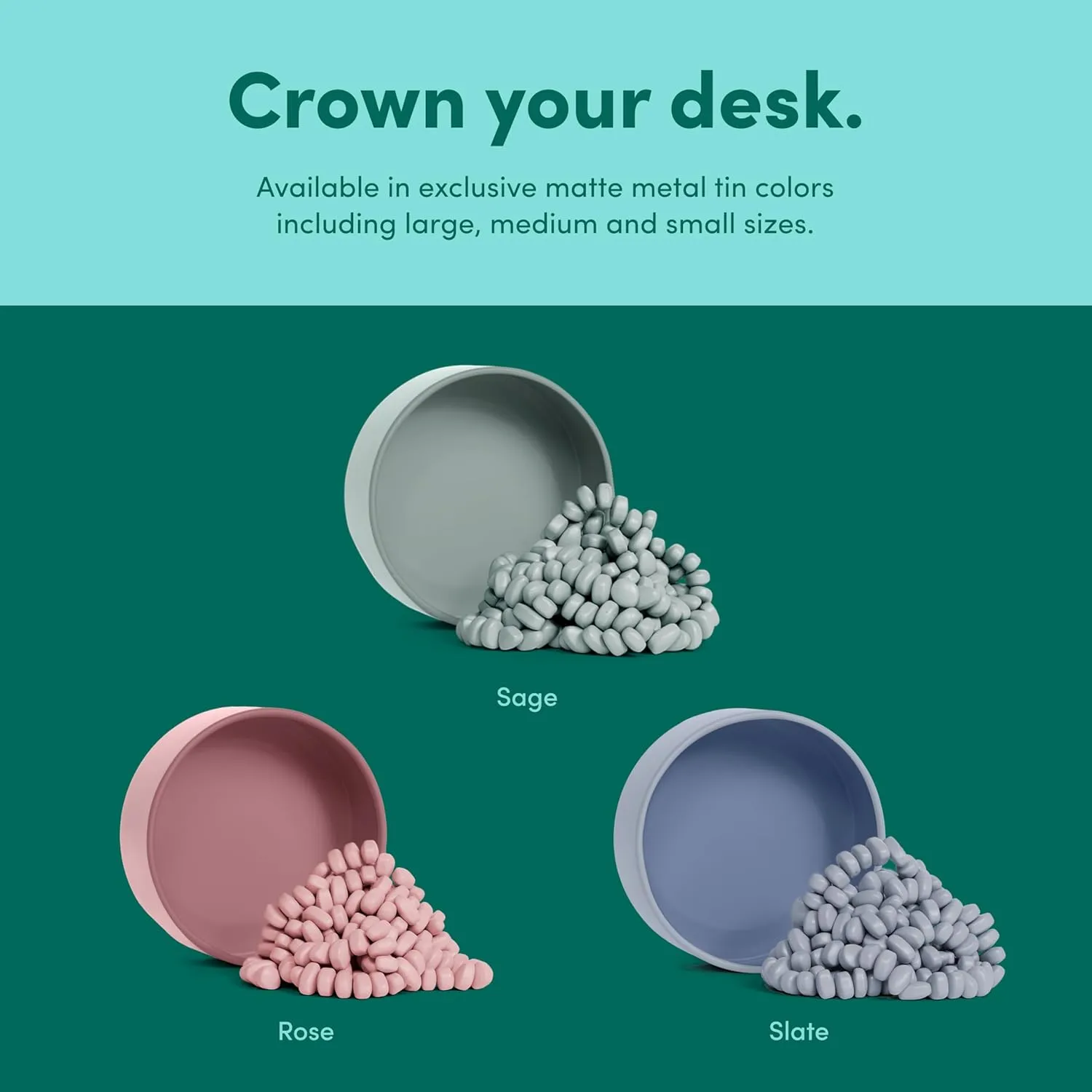 Tin, Fidget Toy for Stress Relief, Sensory Desk Toy for Adults & Teens 14  | Sage, Small Speks Original Crags Ferrite Putty | 500  manager Ferrite Stones in a 