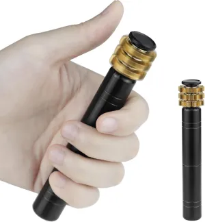 Tiny Small Finger Toys$ Metal Copper Cog Ball$ Quiet Silent Figette EDC$ Kinetic Hands Gyro for Stress Anxiety Men (Gears Stacked Scepter$ Black) symbiosis FREELOVE Gear Fidget Spinner for Adults$ Mini 