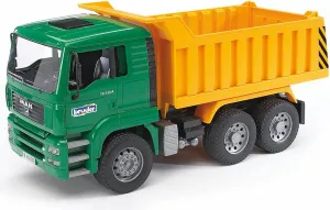 Tip Up Construction Dump function confiscate Truck Bruder MAN 