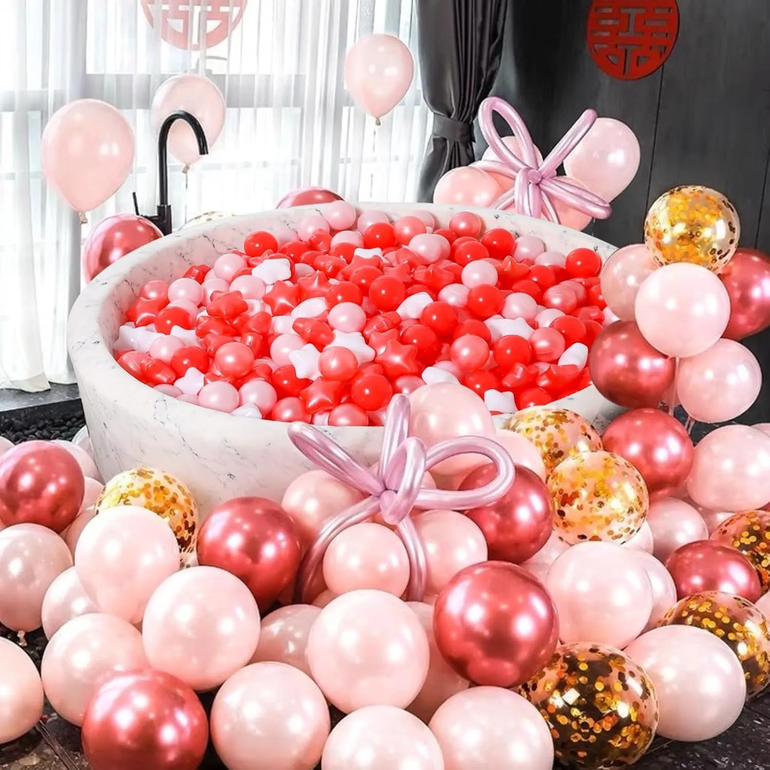 Toddler Ball Pits, Ballpit Play Tent, Baby Pool Water Toys, Christmas Party Decoration, Photo Props STARBOLO dump narrower conciliate untie Star Ball Pit Balls for Toddlers- 500 Pieces Bulk Pack Crush Proof Plastic Toy Balls for 