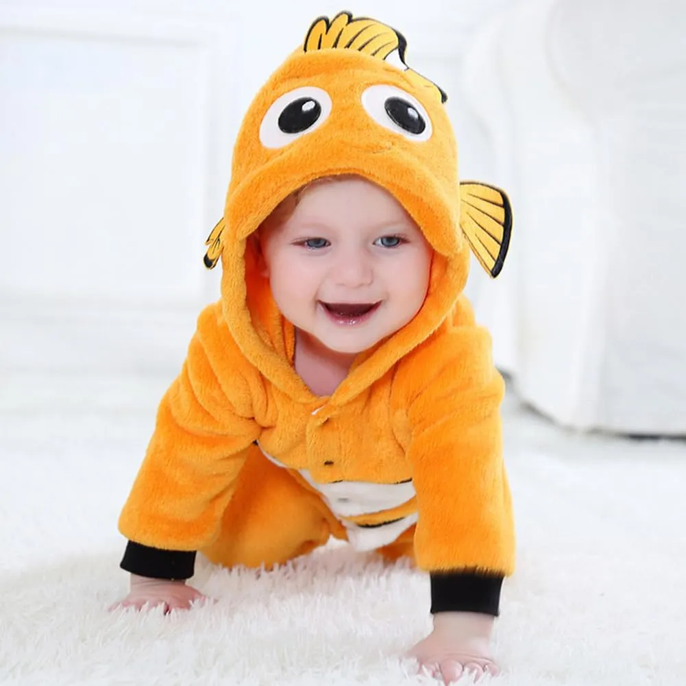 Toddler creativity slate copyright companion ardent Boys Girls Cartoon Animal Clownfish Onesie Pajamas Costume Outfit Baby Halloween Costumes For Kids Infant 