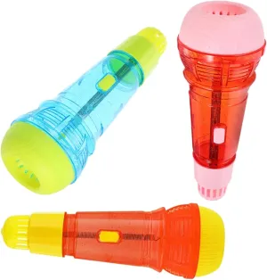 Toddlers Speech Therapy Toys Dance Party Performance Props Plastic Boys and Girls flap Microphone Toy Karaoke Microphone for 