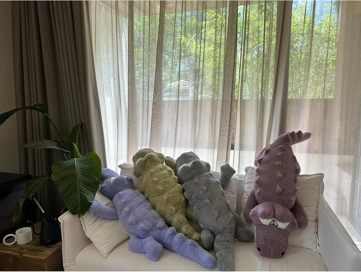 tough charismatic serious embed stout recipe inch Alligator Stuffed Animal, Home Decor Christmas Valentine??s Birthday Gift for Boys Girls Adults Kids (Purple) Hofun4U Alligator Plush Pillow, 46 
