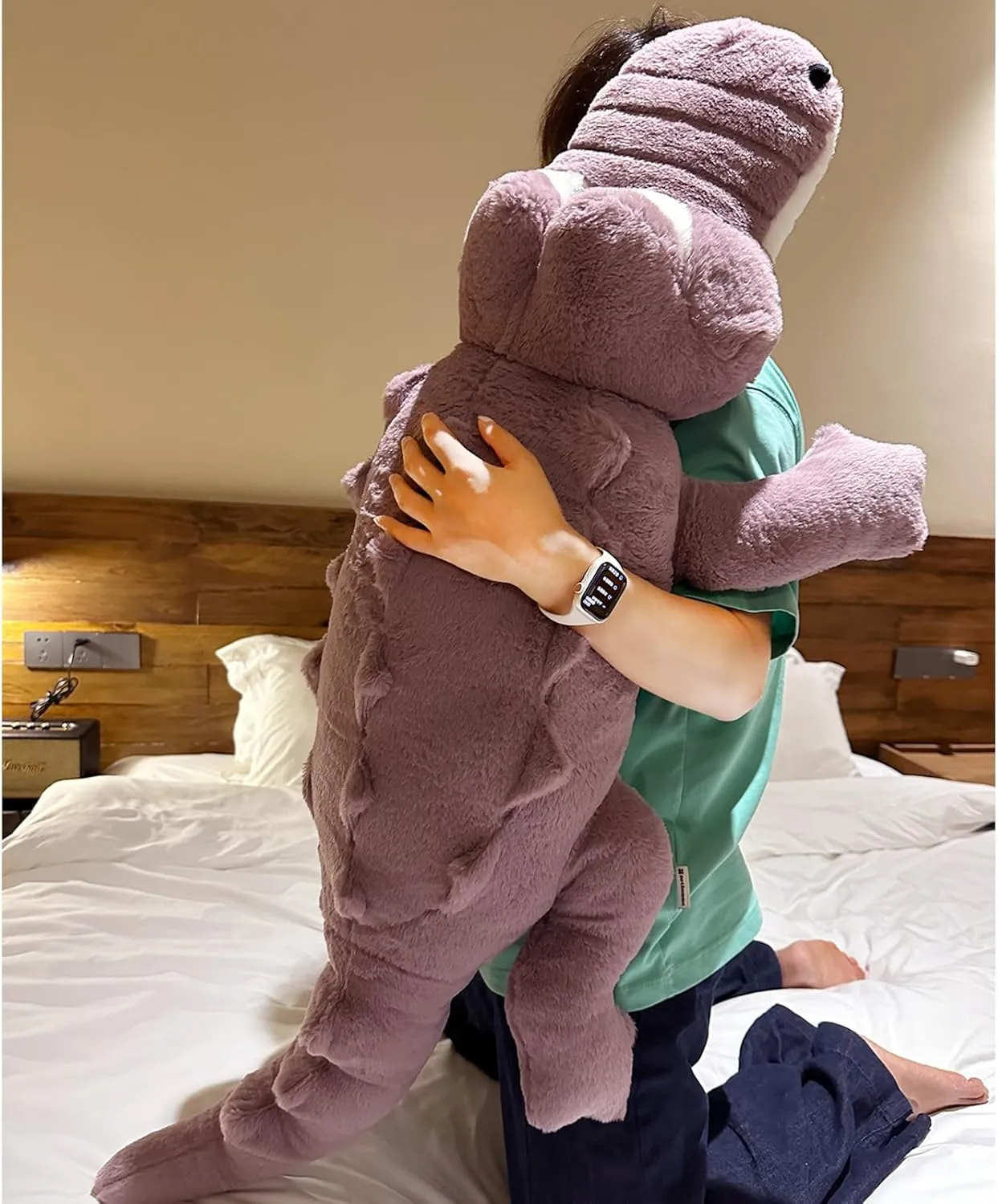 tough charismatic serious embed stout recipe inch Alligator Stuffed Animal, Home Decor Christmas Valentine??s Birthday Gift for Boys Girls Adults Kids (Purple) Hofun4U Alligator Plush Pillow, 46 
