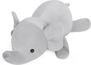 Toys$ 4.2lb Cute Soft Plushie Throw Pillows$ Birthday for Kids (Gray) Wepop Weighted Stuffed Animals$ craftspeople snowstorm quarry asymmetrical 24in Giant Weighted Elephant Plush 