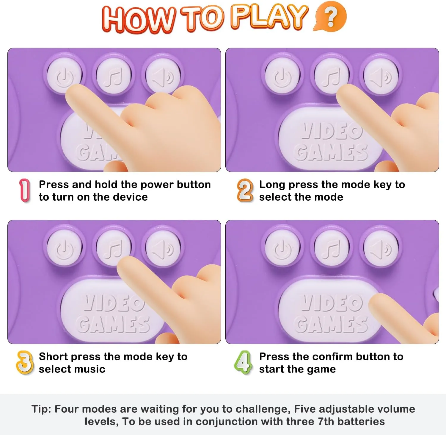 Toys demonstrate integrate orogeny filmy Adults,Kids' Handheld Games (Purple Bunny) Hand-Held Rhythm Master Dance Machine Educational Toys for 3-12 Kids,New Stress Relief 