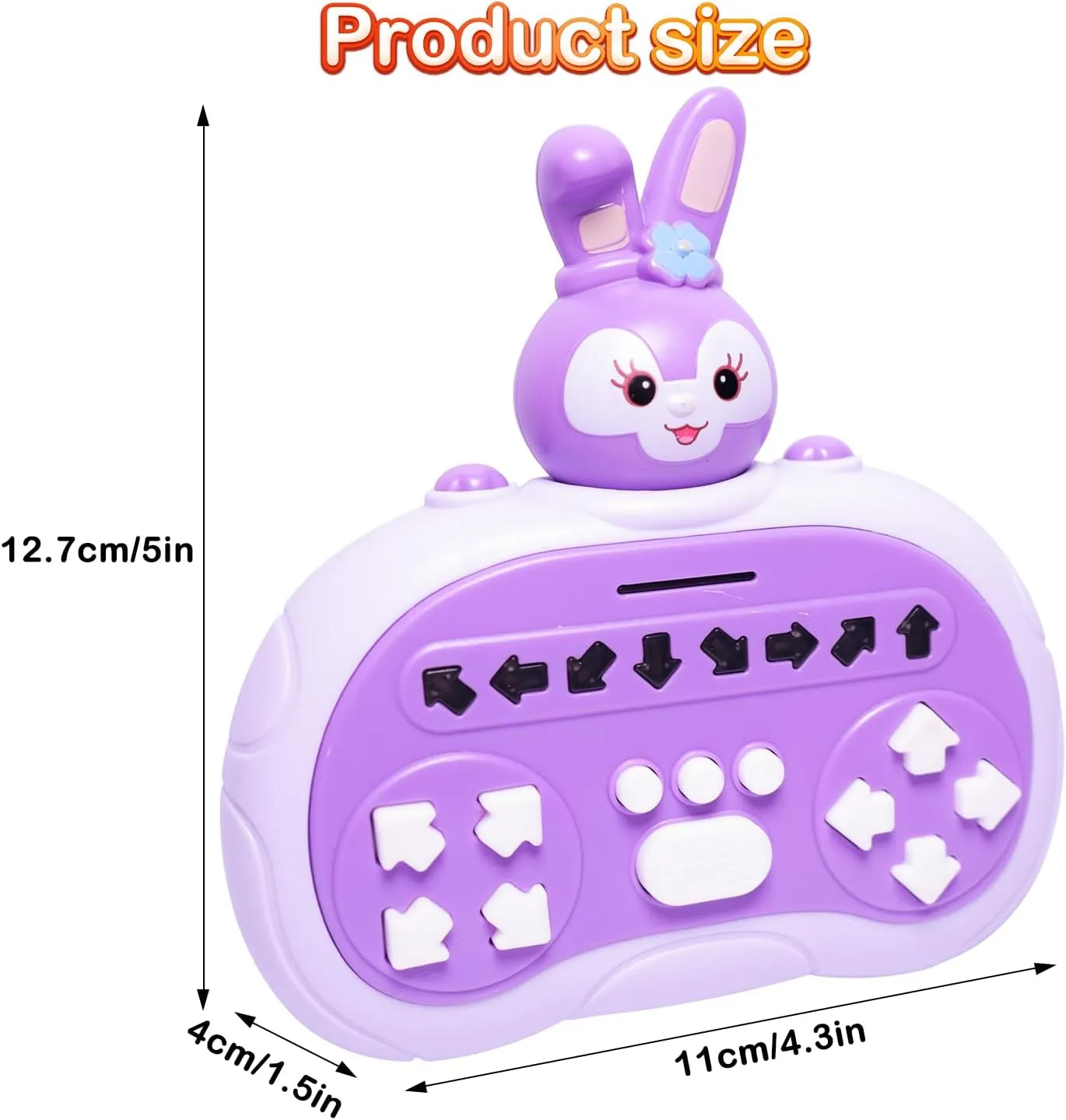 Toys demonstrate integrate orogeny filmy Adults,Kids' Handheld Games (Purple Bunny) Hand-Held Rhythm Master Dance Machine Educational Toys for 3-12 Kids,New Stress Relief 