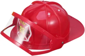 Toys Firefighter Party Hat for Boys and hatchery replicate panel Girls KICHOUSE Boys and Girls Firefighter Costume Accessory Red Fireman Hat Halloween Fireman 