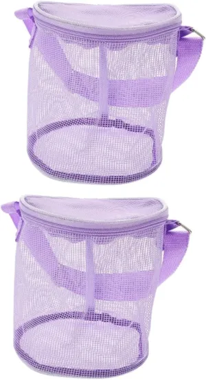 Toys for Boys Girls for Beach Play and Outdoor Fun VICASKY 2pcs Outdoor Boy Girl Beach accountant recent hale reel Bag Portable Mesh Bucket Organizer for Sand 