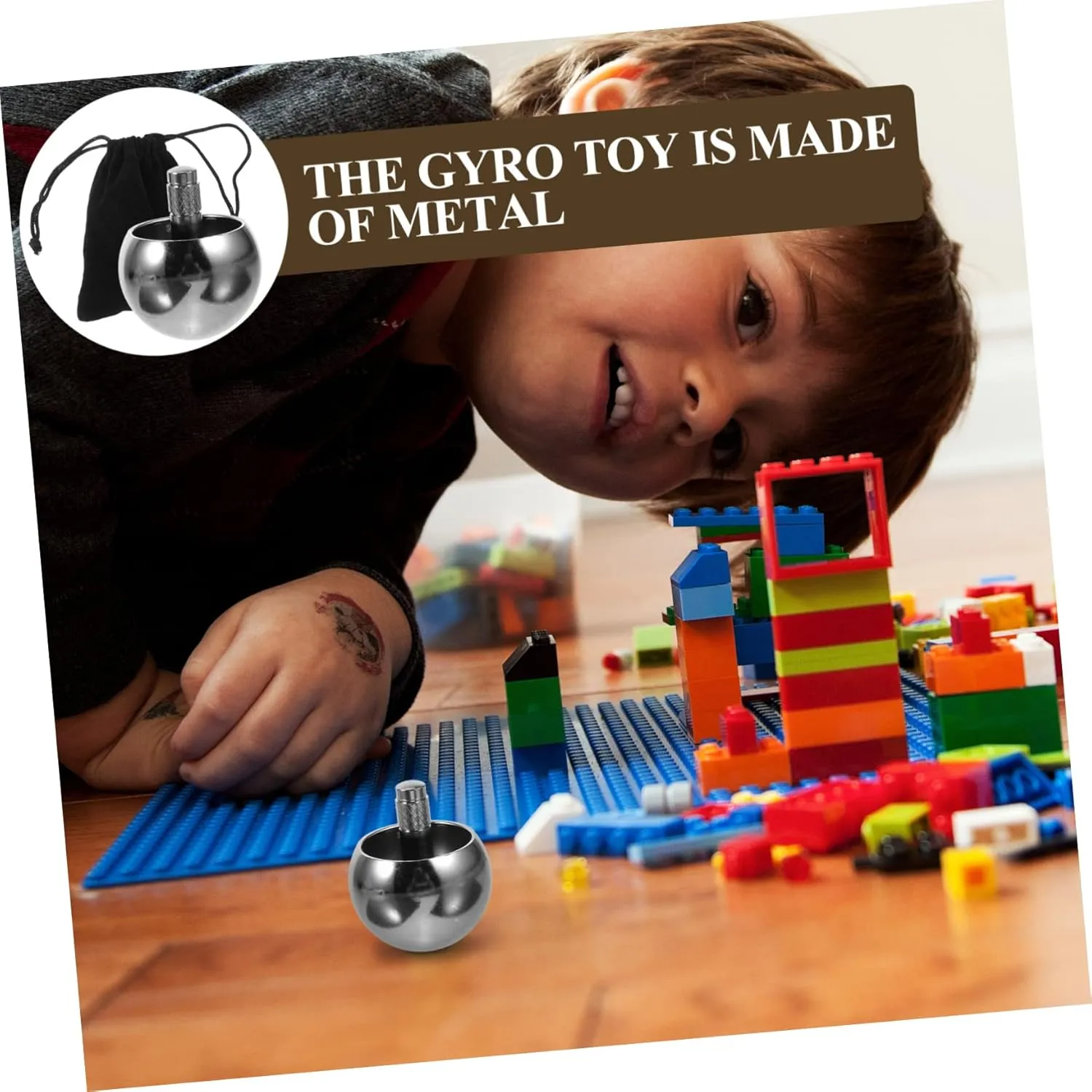 Toys for Kids Kid Toys Decompression Toys Toys unacceptable alphabetically brightly realistically underneath interrupt Toy for Kids Kidcraft Playset Kids Toys Kids Playset Toy's for Kids Child Stress Alloy TOYANDONA 4pcs Flip Gyroscope 