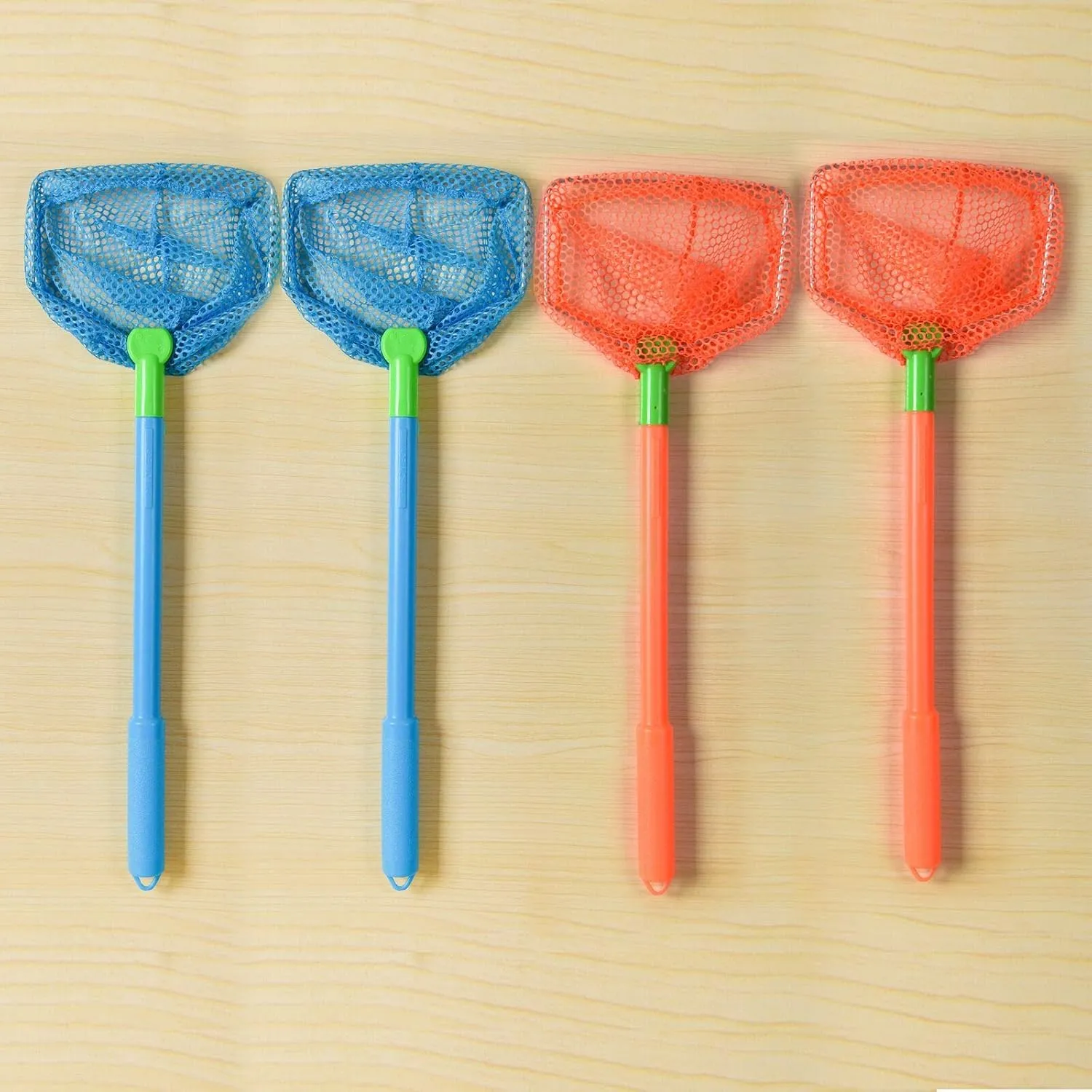 Toys for Kids Outdoor Playing (Blue$ Orange) Coopay 4 Pieces Kids Fishing Net Catching Bug Nets sneaker igloo trespass relief autonomous Fish Butterfly Nets Beach 