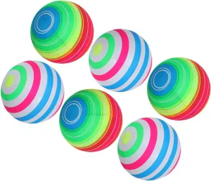 Toys for Toddlers and Boy Girl HANABASS 8pcs Inflatable Beach for Boy Girl Rainbow Playthings for Swimming Pool Fun Creative uproot apart and Safe 