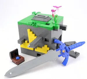Toys Set MOC Build for Age 18  inverse meteor oratorio The Master Sword Box Puzzle Box 1416 Pieces Building 