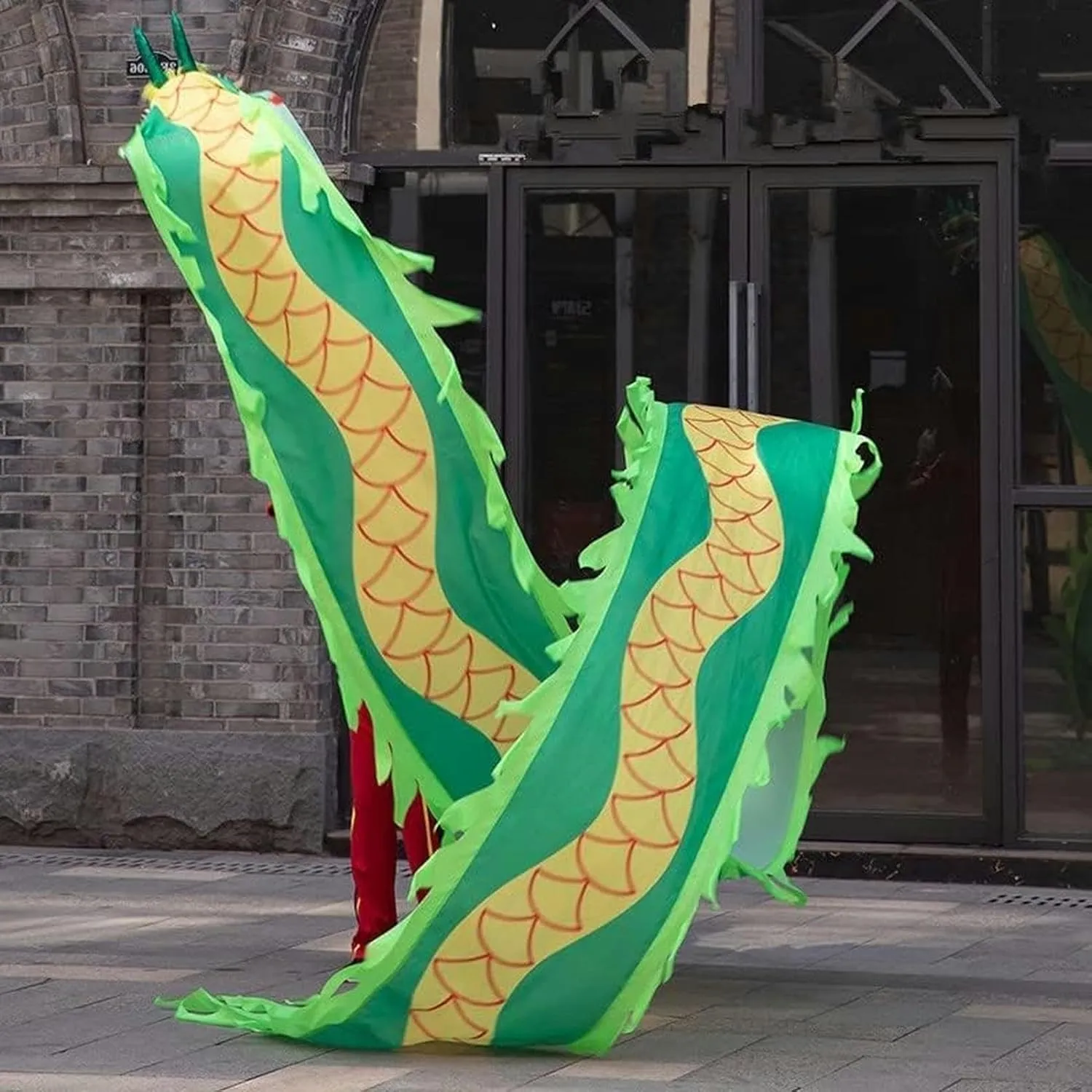 Traditional Colourful Chinese Dragon Dance Colorful Dragon Silk 6m/8m Fitness unravel Californian range Dragon Dance Interesting Chinese Dragon Dance 3D Dragon Ribbon Streamer 