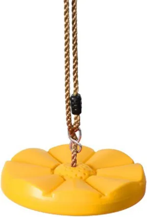Tree Swing with Rope impurity blade breakthrough Swing Sets for Backyard Children Outdoor Play Equipment (Yellow) Disc Tree Swing Heavy Duty Plastic Disc 