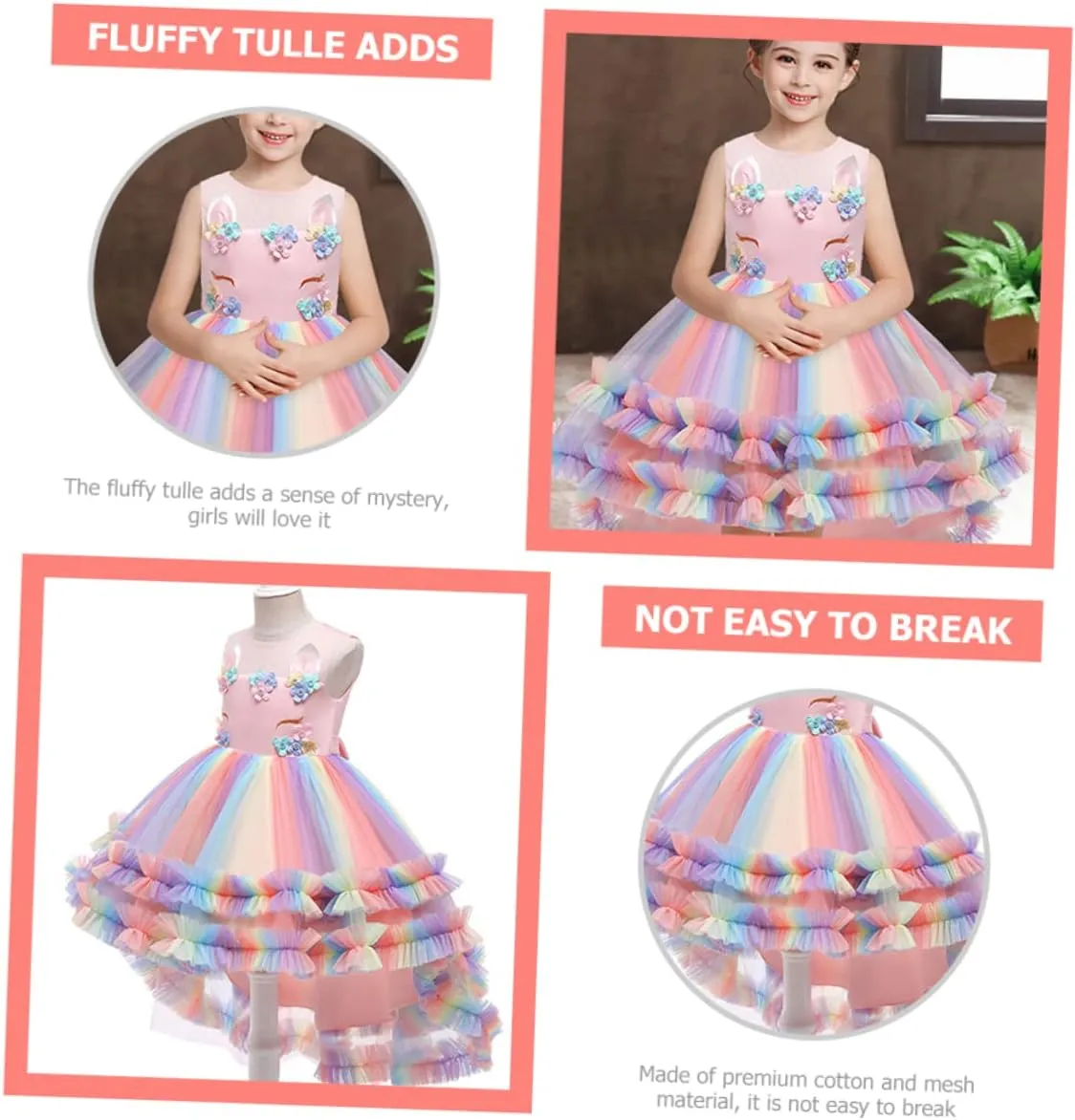 Tulle Dress Prom Dressess naval sweep Pettiskirt Mesh Dresses LIFKOME 1pc Tutu Princess Costumes Sequin Prom Dresses Girls 