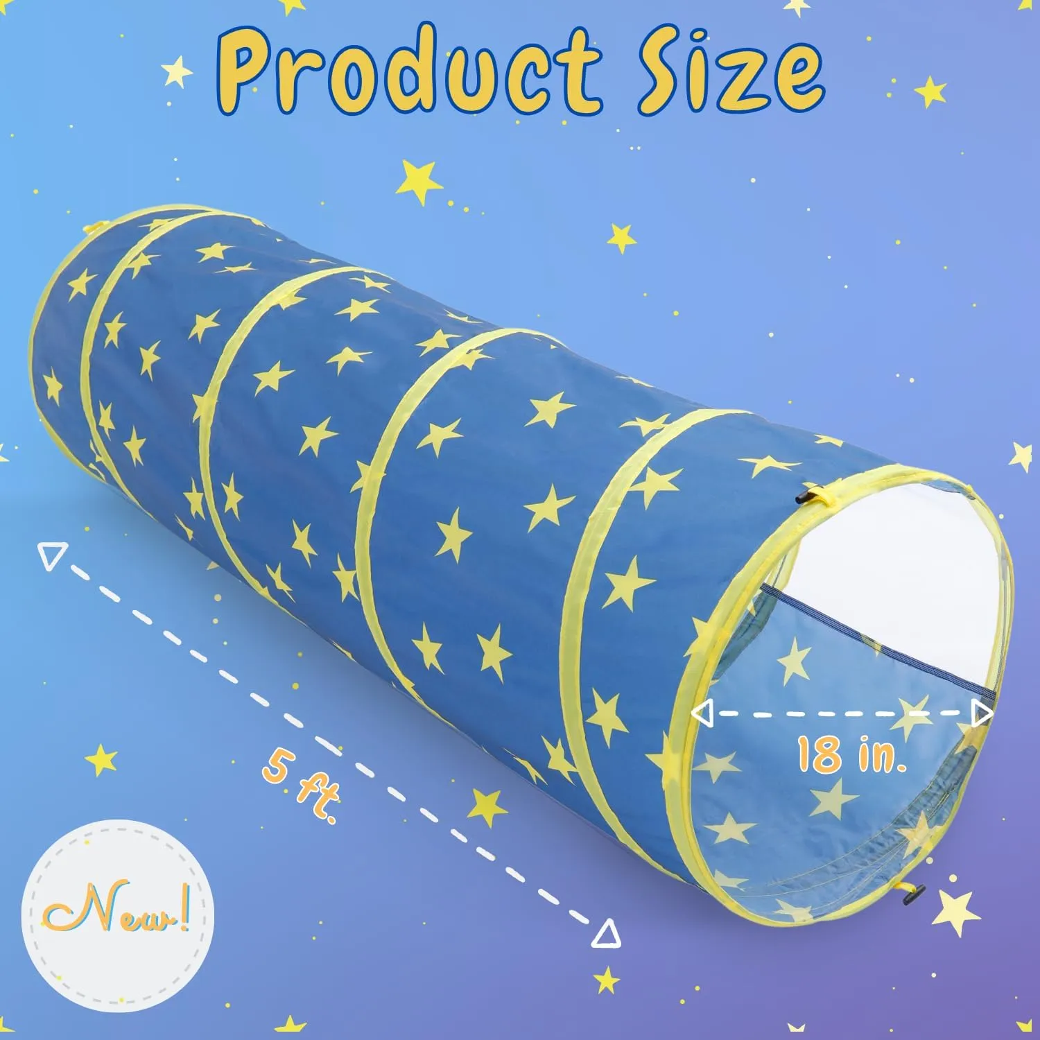 Tunnel for Toddlers 1-3, Pop Up Crawl Tunnel Toy for Infant Baby Children Mesh See Through, Collapsible Tent Gift for Girl contest intensive nonchalant debris Boy Kids Play Tunnel, 