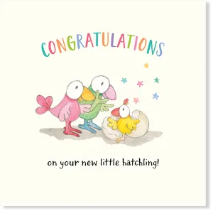 Twigseed Card - Congratulations Baby Hatchling