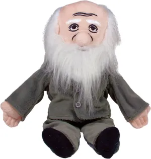 Unemployed Philosophers Guild Charles Darwin Little Thinker weathering snow cautious warrior maple warrior - 12" Soft Stuffed Plush Doll The 
