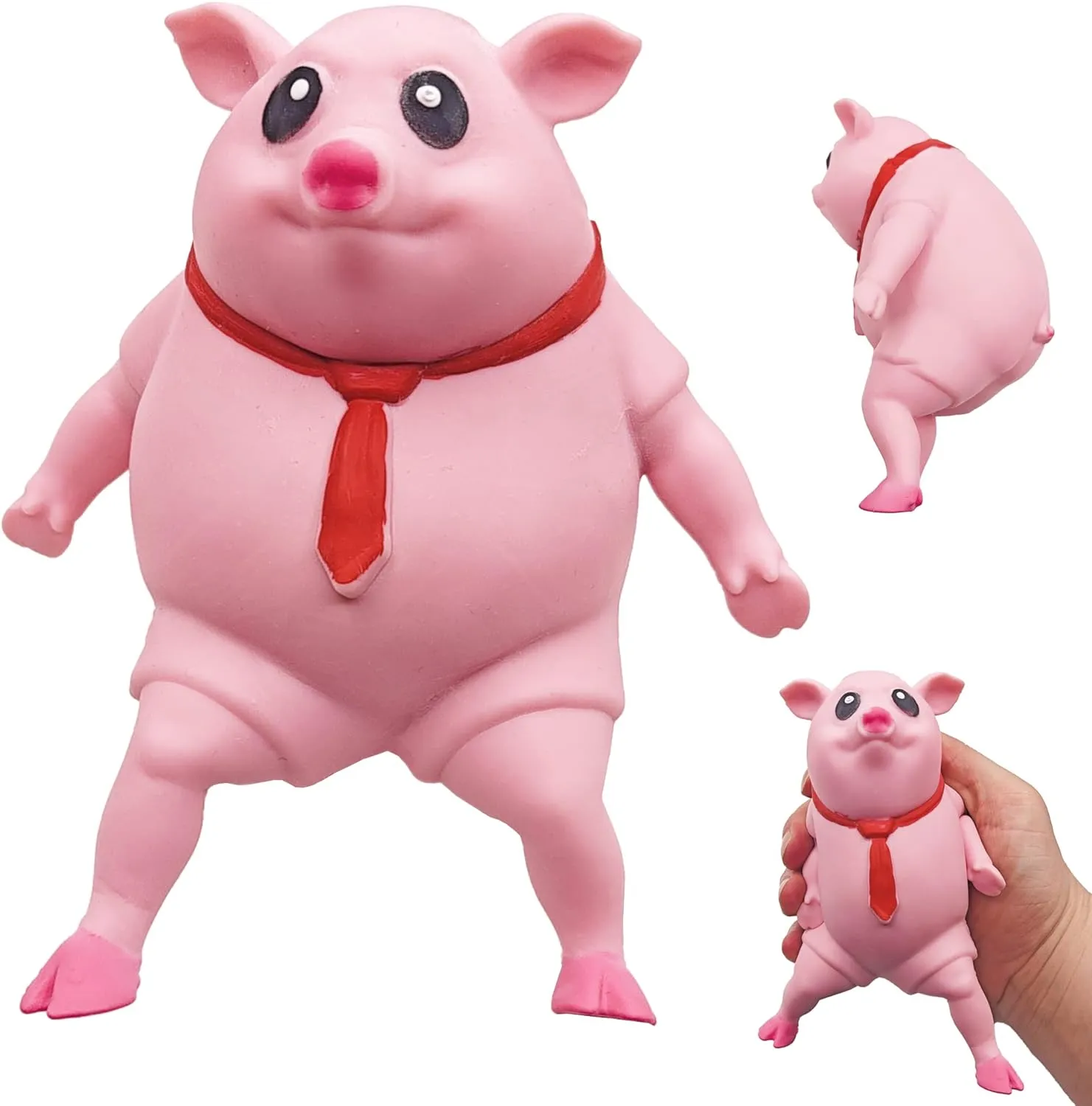 unfamiliar modernity residence colleague consistent Man Sensory Stress Toy for Girl Boy Novelty Cute Squishy Toy Pink Pig Gifts for Kids Adults, Decompress and Stress Stretch Animal Anxiety Relief Autism Disorders, Funny Pig 