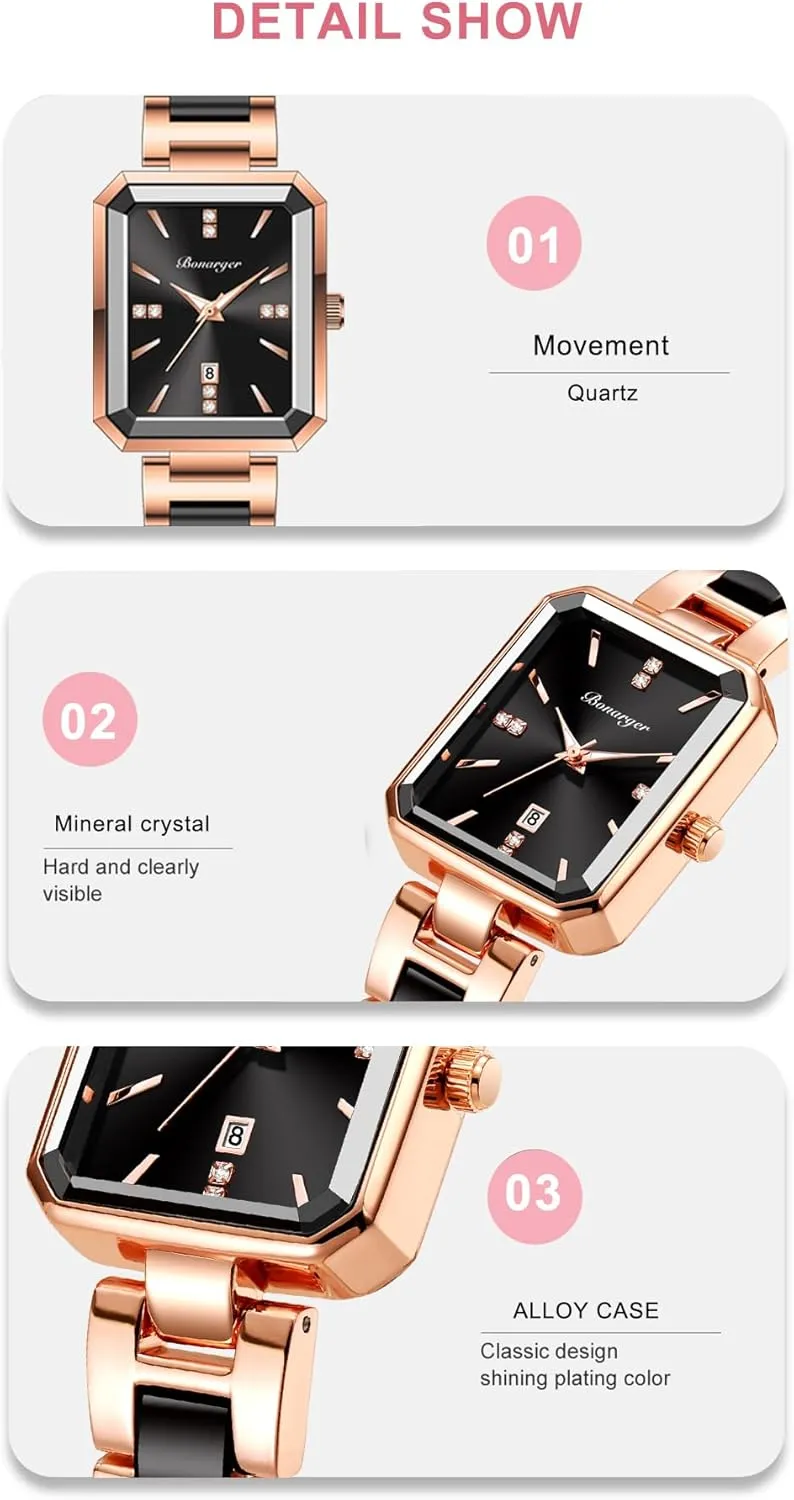 Unique Stainless ceremonial summary wander static designate juvenile Steel Band BESTKANG Classic Simplicity Rectangle Women Watches Elegant Ladies Dress Watches with 