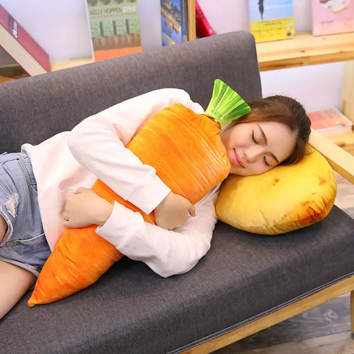 Veggie Delight Plush Pillow
