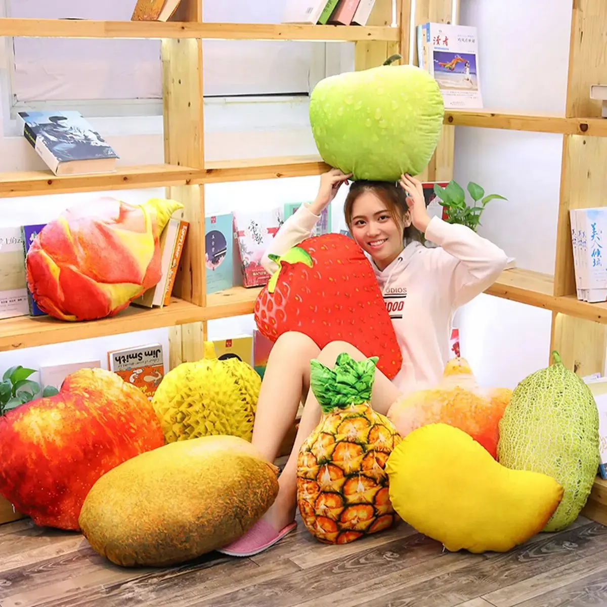 Veggie Delight Plush Pillow