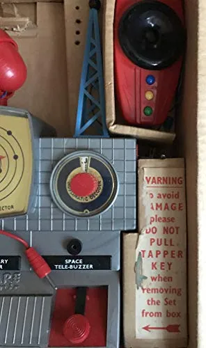 Vintage 1950's J & L Randall Merit Dan Dare Space Control Radio Station In The Original Box