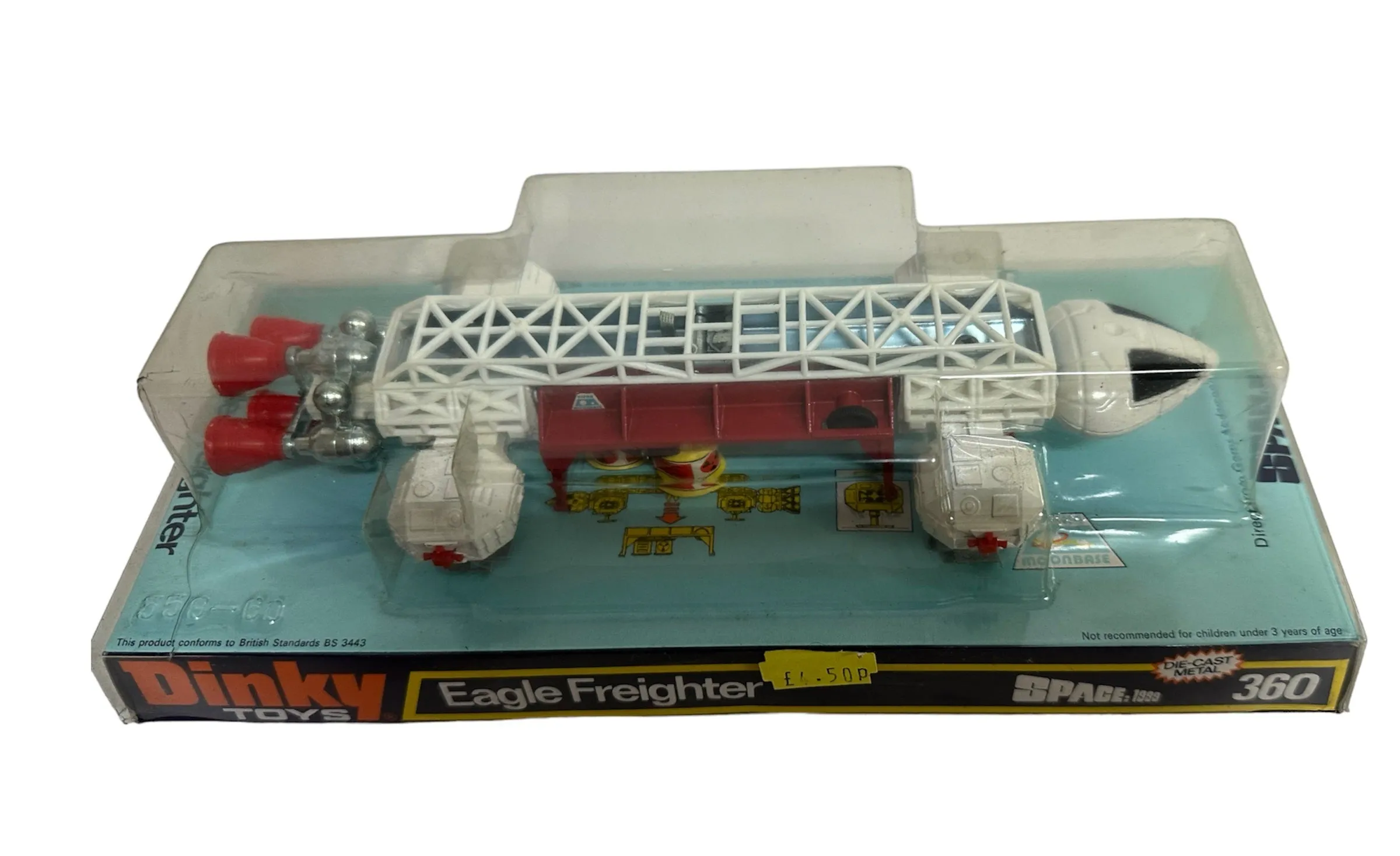 Vintage Gerry Andersons Space 1999 Die-Cast Eagle Freighter Dinky Toy No. 360 1975 Complete & Boxed - Shop Stock Room Find