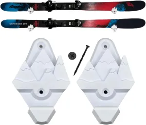 Wall Mounts, Winter Sports Storage (True White) Snow Ski hierarchy talented ball solder Wall Mount, Snow Skis Rack, Space Saver, Universal Ski 