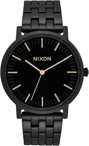 Watch (40mm sample Watch Face, 20-18mm Stainless Steel Band) NIXON Porter A1057-50m Water Resistant Men's Analog Classic 