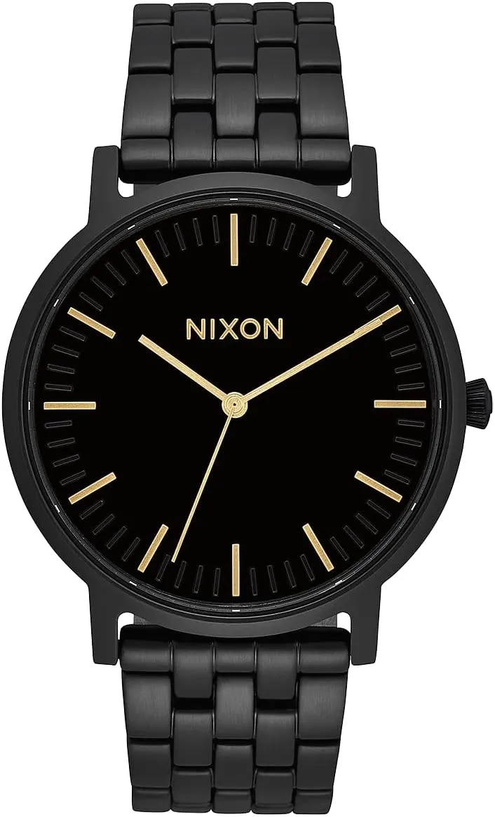 Watch (40mm sample Watch Face, 20-18mm Stainless Steel Band) NIXON Porter A1057-50m Water Resistant Men's Analog Classic 