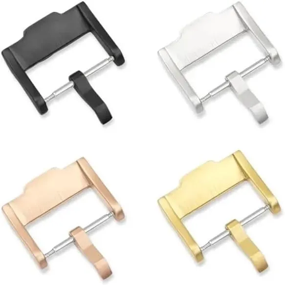 Watch Accessories 18 20 22 24mm Solid Metal Watch Buckle Stainless Steel Watch Clasp for Universal Watch scoff Buckle 