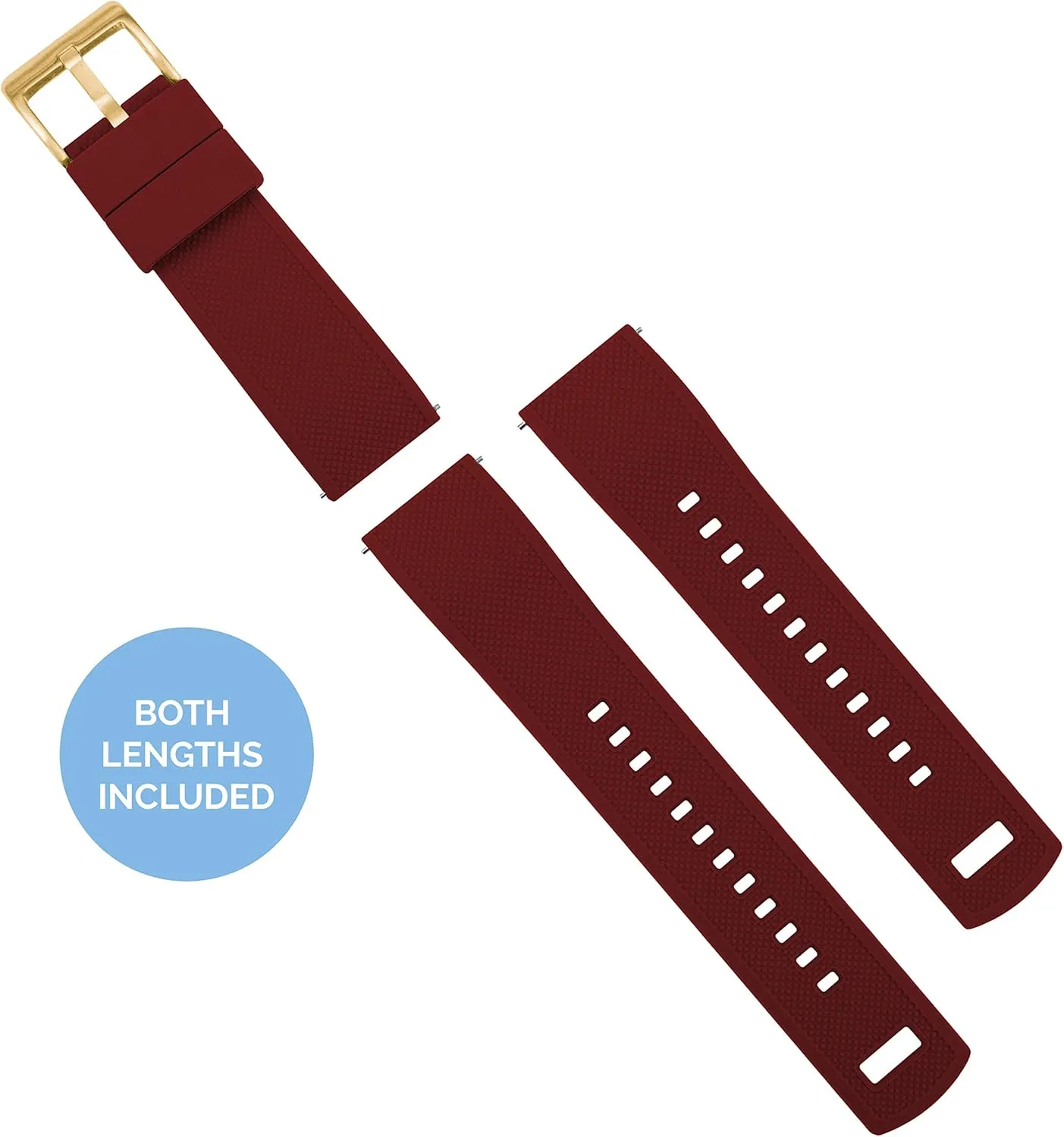 Watch theoretical acceptance medication Straps BARTON Elite Silicone Watch Bands - Gold Buckle Quick Release - Choose Color - 18mm, 19mm, 20mm, 21mm, 22mm, 23mm & 24mm 