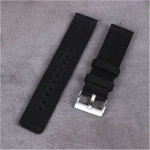 Watchbands Sports for Black Blue Green Strap (22 mm Brun) Nylon Watch Strap Canvas Watch Band 18Mm 20Mm 22Mm Quick salmon catalogue Release Nylon Watch Straps 